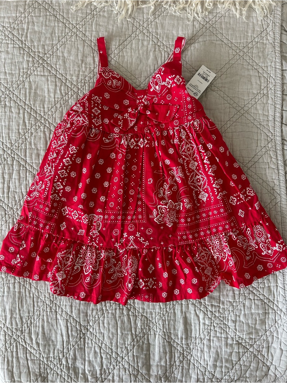 Carter’s Red Bandana Print Sundress 2T